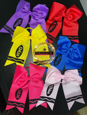 Personalized Hair Bows