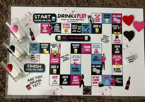 Drink & Play Board Game